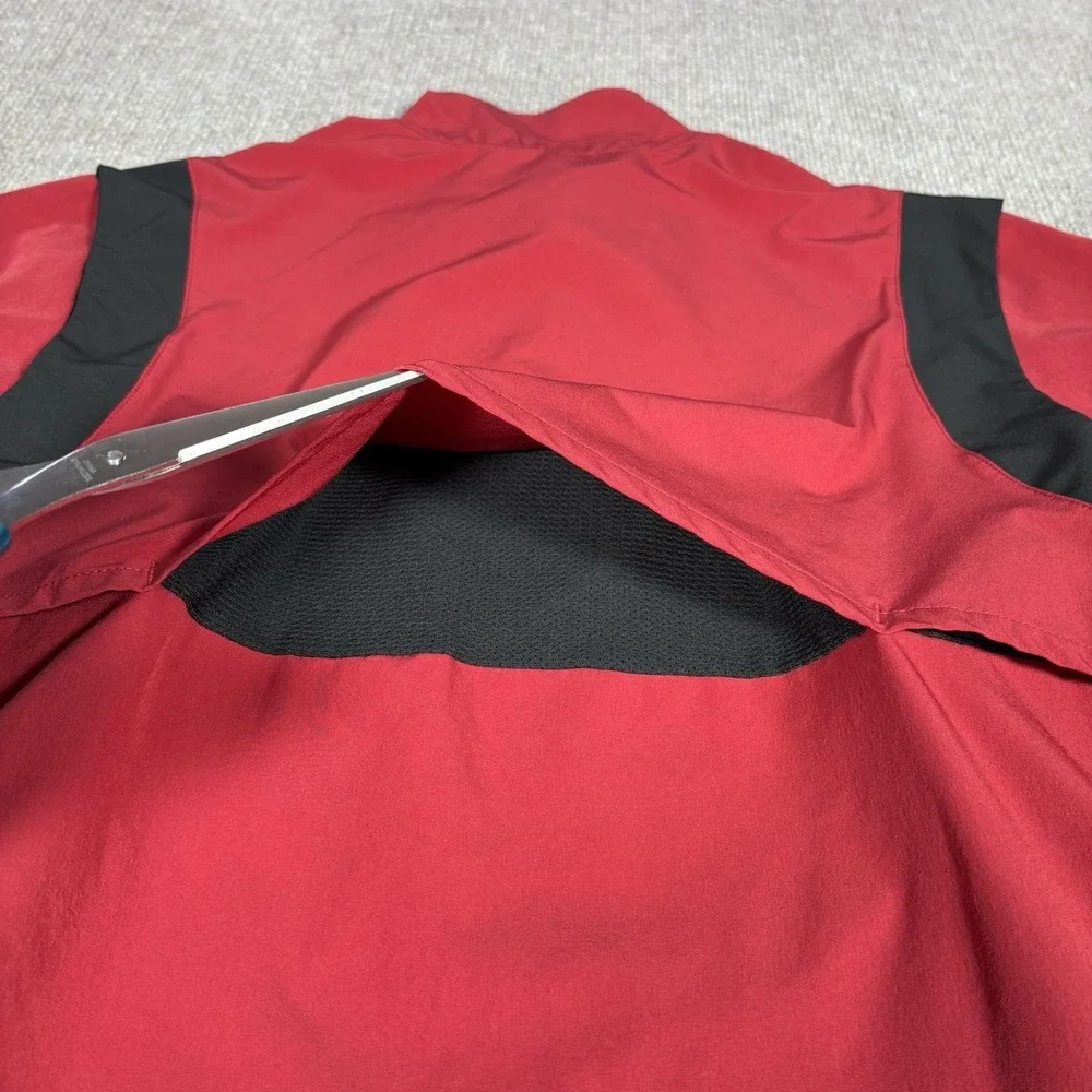 Nike Arizona Cardinals 1/4 Zip Pullover Mens M Red Logo Performance NFL On Field